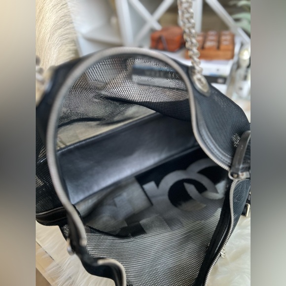 JIMMY CHOO Mesh Tote Bag w/ COA~NWOT🔥😍 - Picture 7 of 17